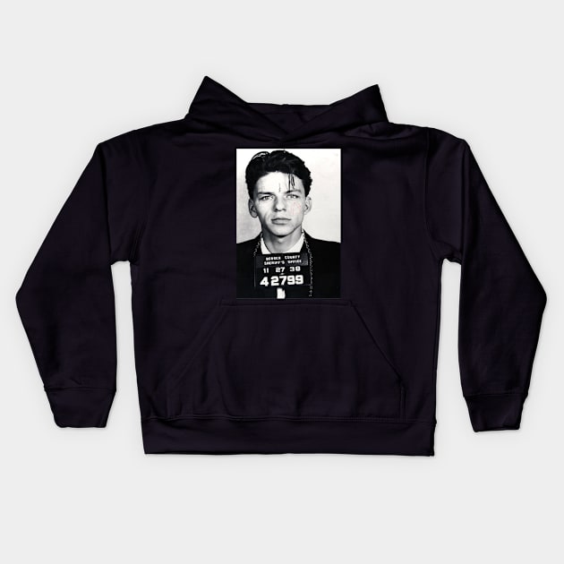 Frank Sinatra Kids Hoodie by kearlgallegos